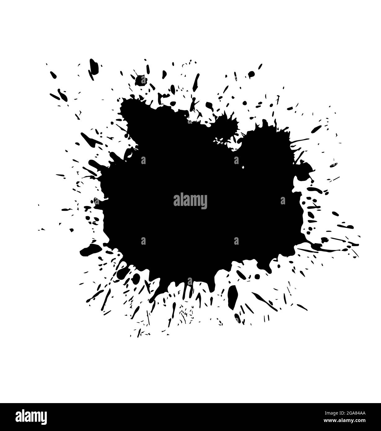 La pintura mancha el fondo negro de la mancha. Vector Imagen Vector de  stock - Alamy