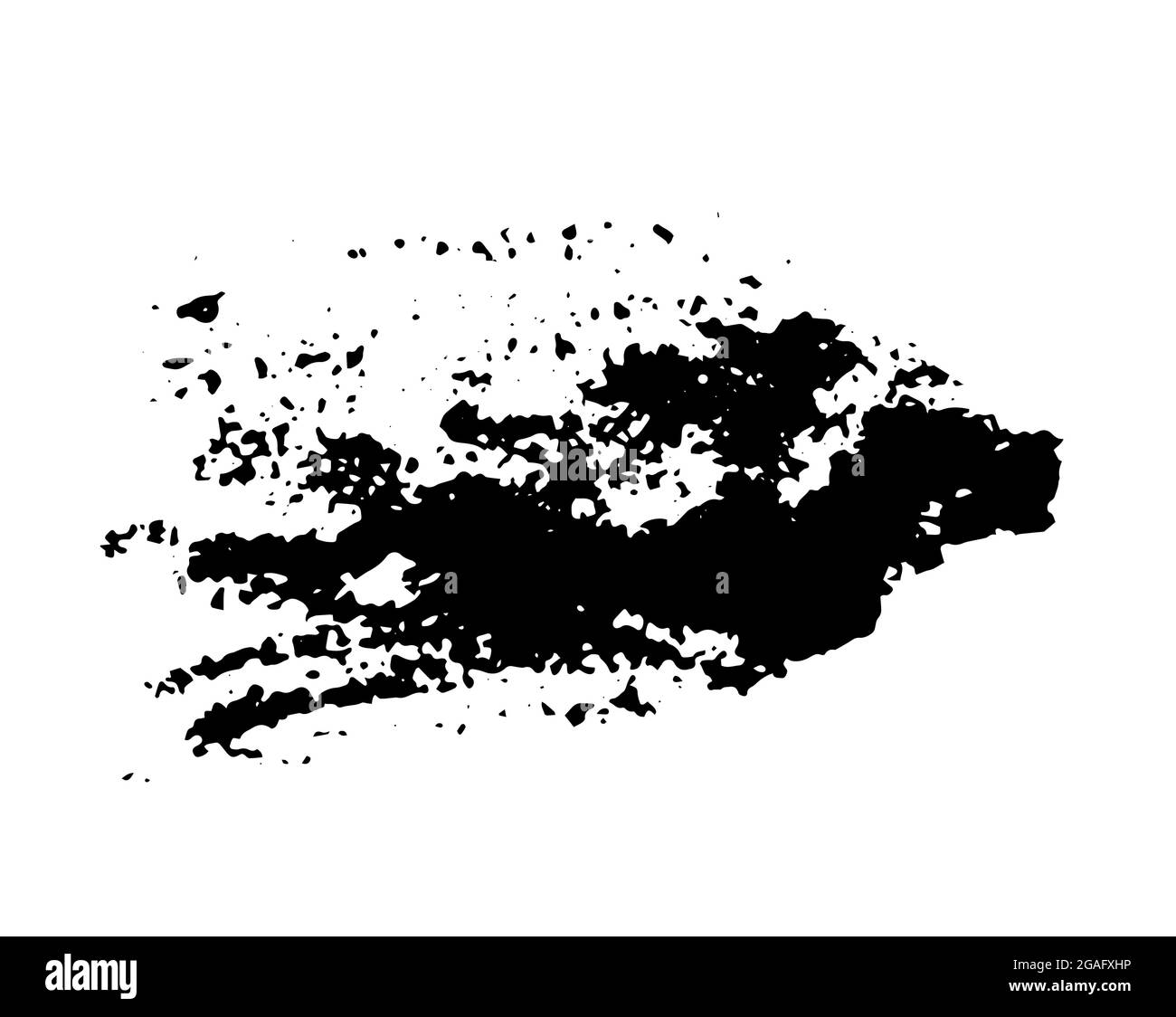 La pintura mancha el fondo negro de la mancha. Vector Imagen Vector de  stock - Alamy