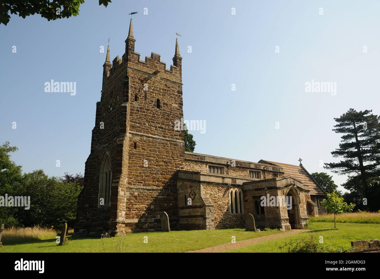 Santa María la Virgen, Everton, Bedfordshire Foto de stock