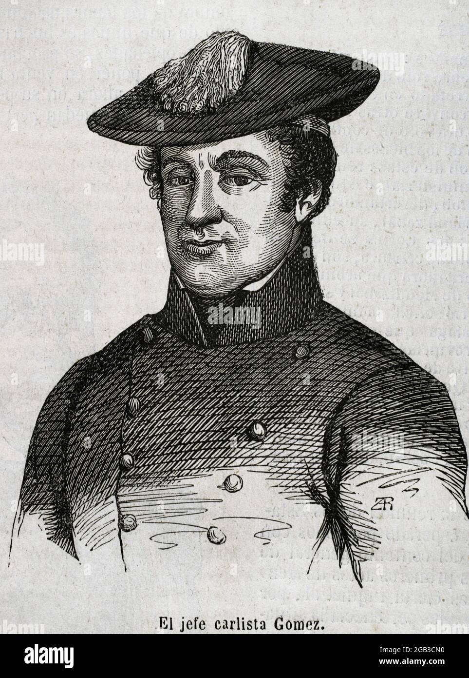 Miguel Gómez Damas 1785 1864 Ejército Español Luchó En Las Tropas Carlistas Durante Las Dos