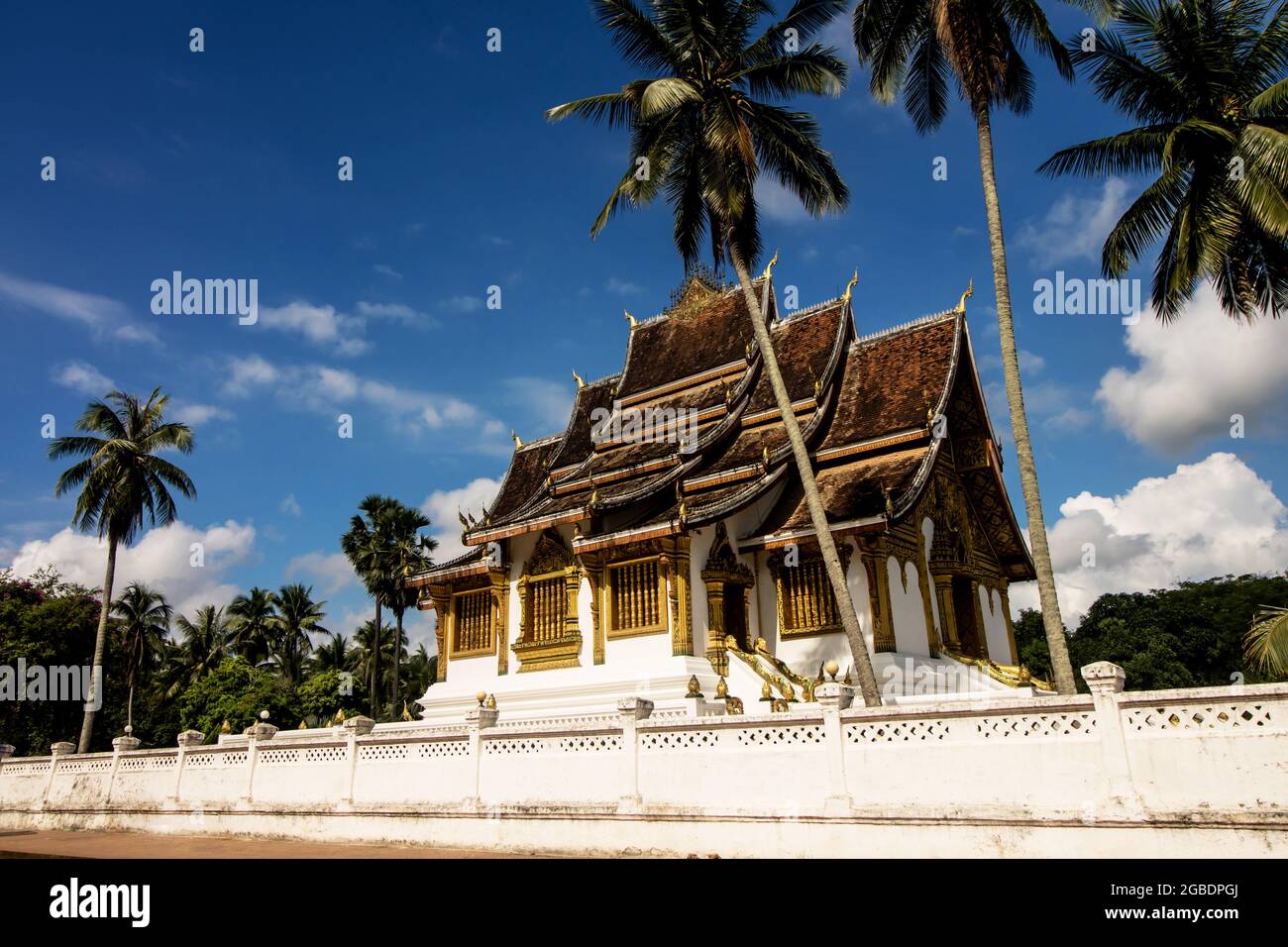 Luang Prabang, Laos 20 de octubre de 2017 Museo del Palacio Real de