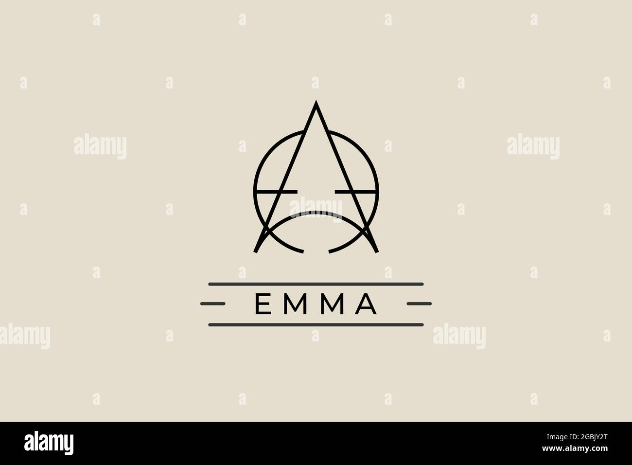 nombre del logotipo emma. diseño de logotipo utilizable para logotipo ...