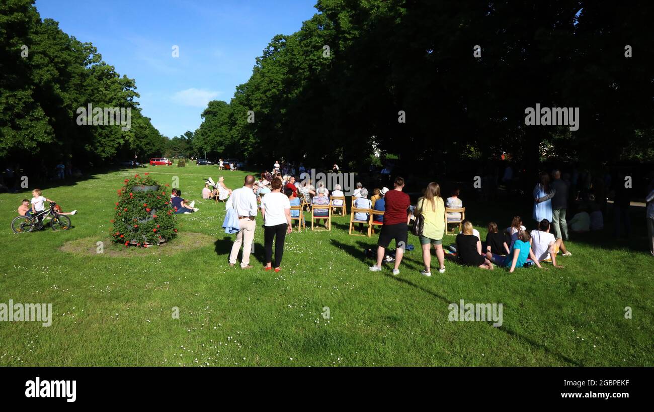 Grzegorz Niemczuk, PaderewskiPark, Zgorzelec, 6.6.2021 Fotografía de