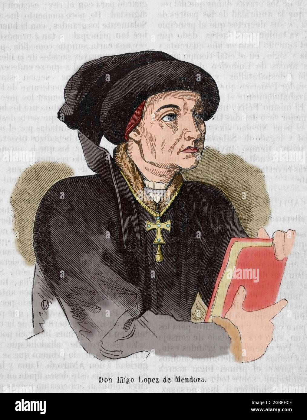 Iñigo López de Mendoza (13981458). Noble español de la Casa de Mendoza