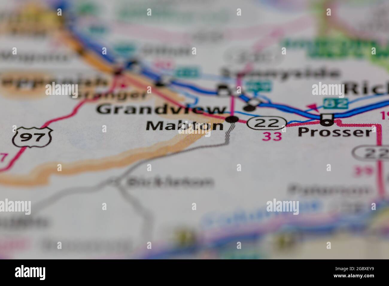 Mapa de mabton washington fotografías e imágenes de alta resolución Alamy
