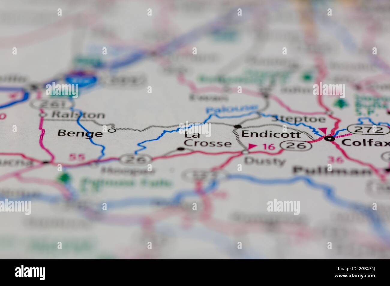 Mapa de washington la crosse fotografías e imágenes de alta resolución
