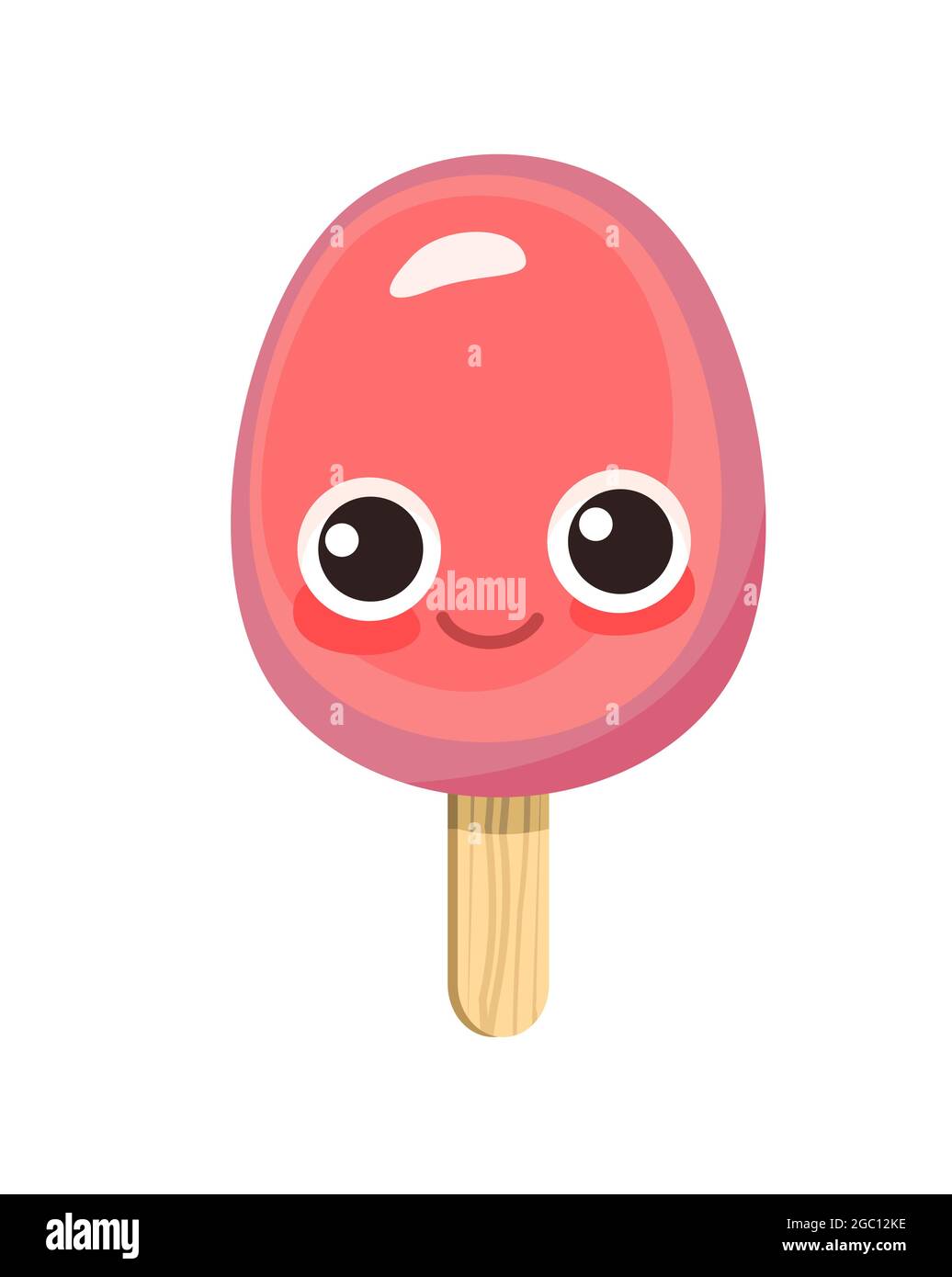 Cartoon character ice cream red Imágenes vectoriales de stock - Alamy