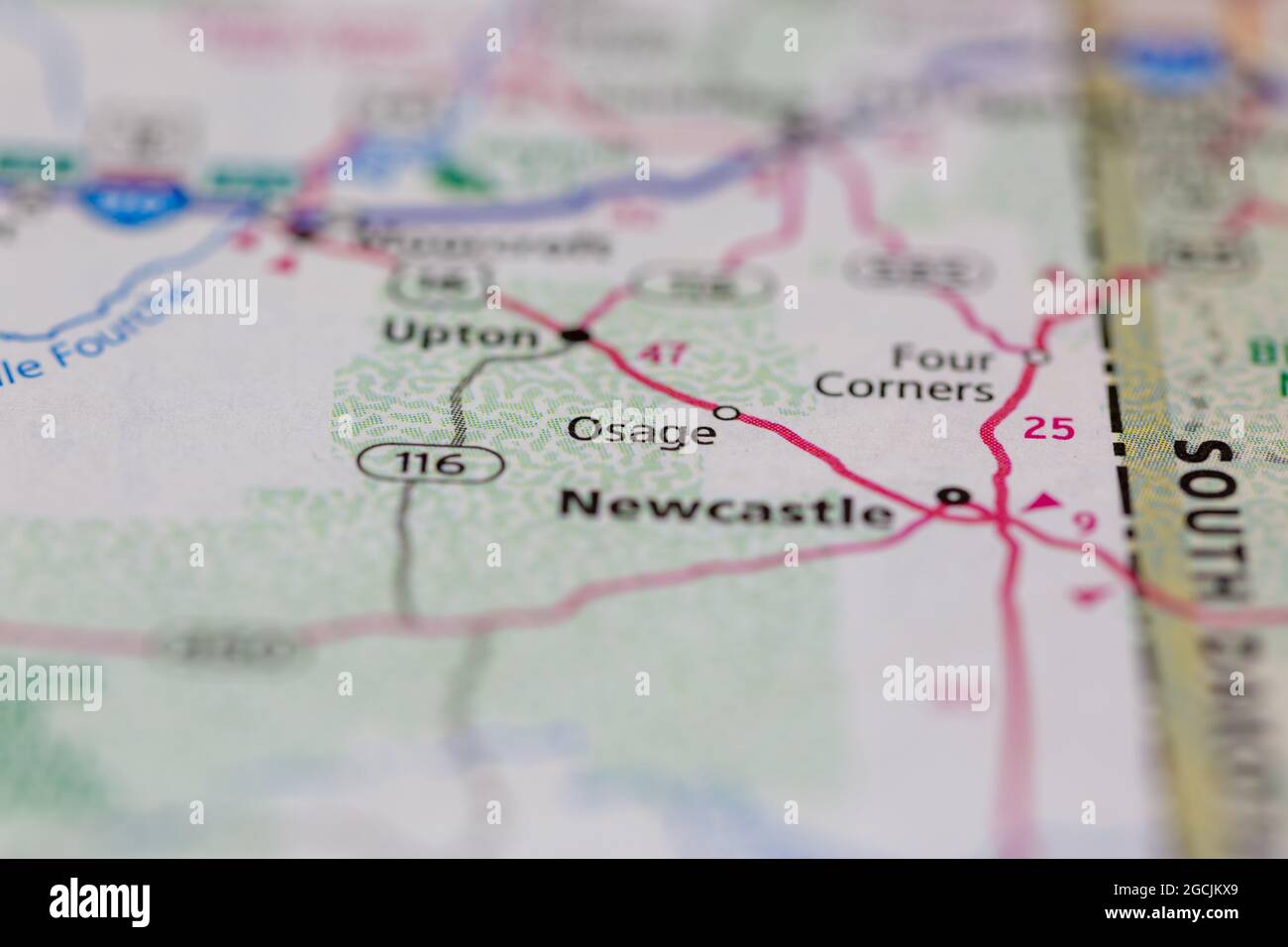 Osage wyoming en un mapa fotografías e imágenes de alta resolución Alamy