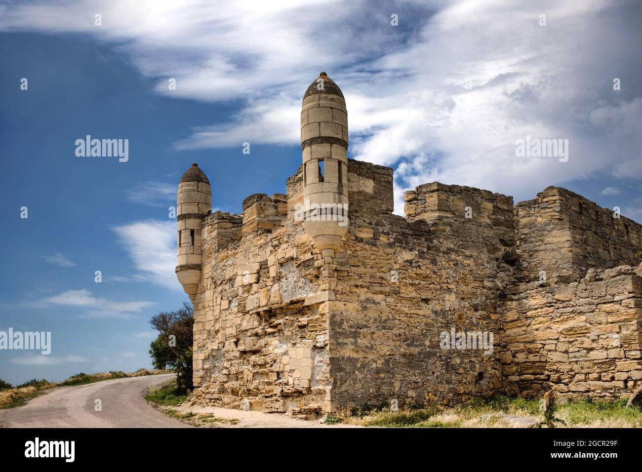 Fortaleza Yeni Kale, Kerch, Crimea, Rusia Foto de stock