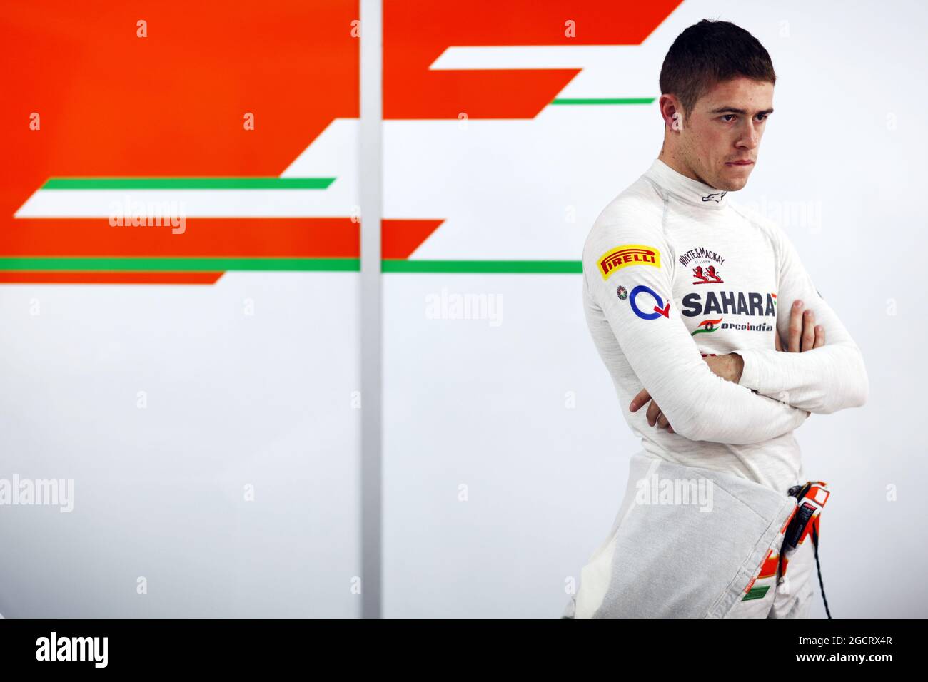 Paul di Resta (GBR) Sahara Fuerza India F1. Gran Premio de la India, viernes 26th de octubre de 2012. Gran Noida, Nueva Delhi, India. Foto de stock