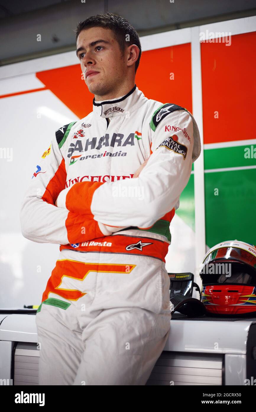 Paul di Resta (GBR) Sahara Fuerza India F1. Gran Premio de la India, viernes 26th de octubre de 2012. Gran Noida, Nueva Delhi, India. Foto de stock
