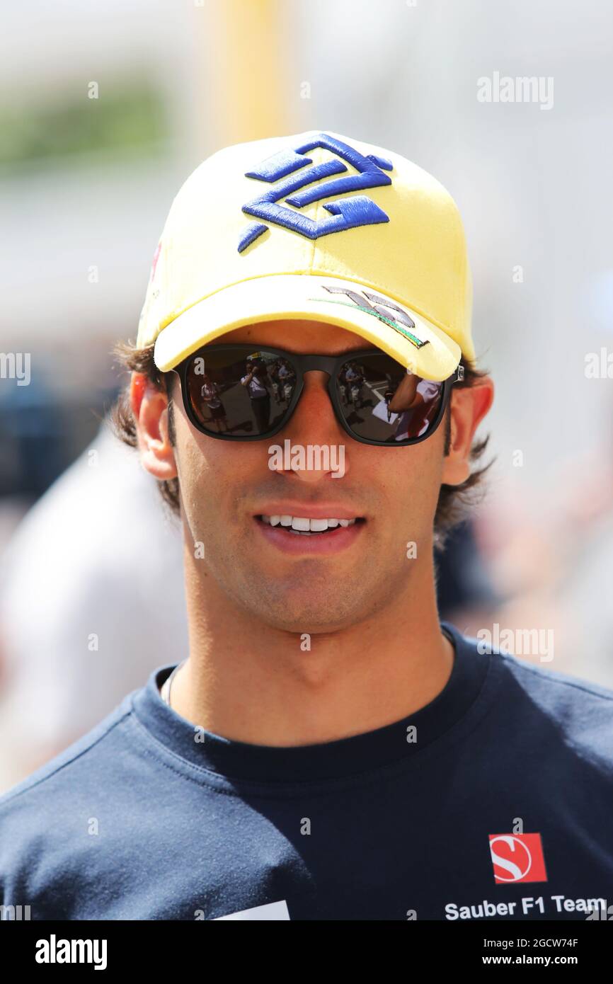 Felipe Nasr (BRA) Equipo Sauber F1. Gran Premio de España, jueves 7th de mayo de 2015. Barcelona, España. Foto de stock