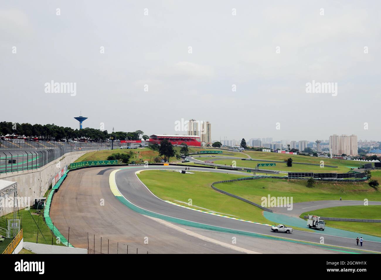 El circuito. Gran Premio de Brasil, jueves 12th de noviembre de 2015. Sao Paulo, Brasil. Foto de stock
