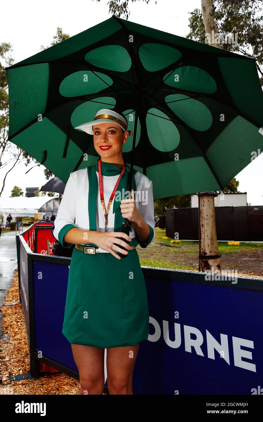Rolex niña. Gran Premio de Australia, viernes 18th de marzo de 2016. Albert Park, Melbourne, Australia. Foto de stock