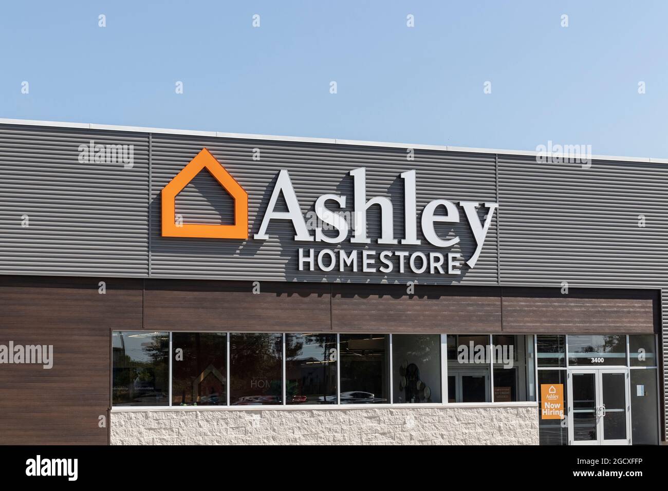 Muncie Circa Agosto 2021 Ashley Furniture Homestore Localización de