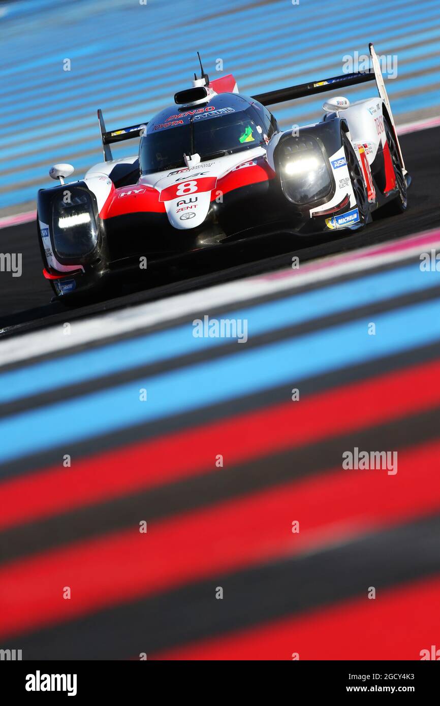 Sebastien Buemi Sui Kazuki Nakajima Jpn 08 Toyota Gazoo Racing Toyota Ts050 Hybrid Fia World Endurance Championship Prologue Official Test Days 6th 7th De Abril De 18 Paul Ricard Francia Fotografia De