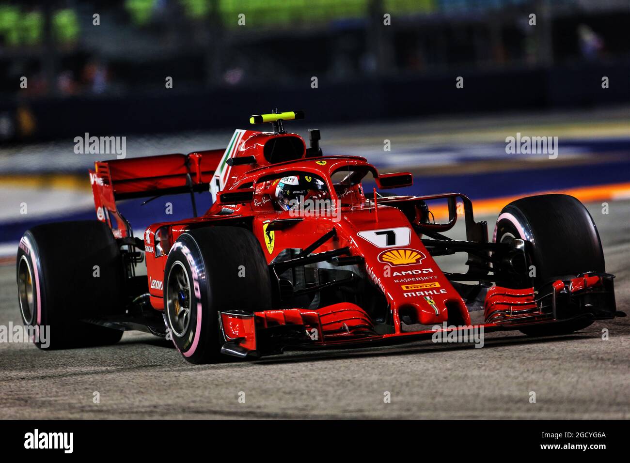 Kimi Raikkonen (FIN) Ferrari SF71H. Gran Premio de Singapur, viernes 14th  de septiembre de 2018. Circuito de Marina Bay Street, Singapur Fotografía  de stock - Alamy