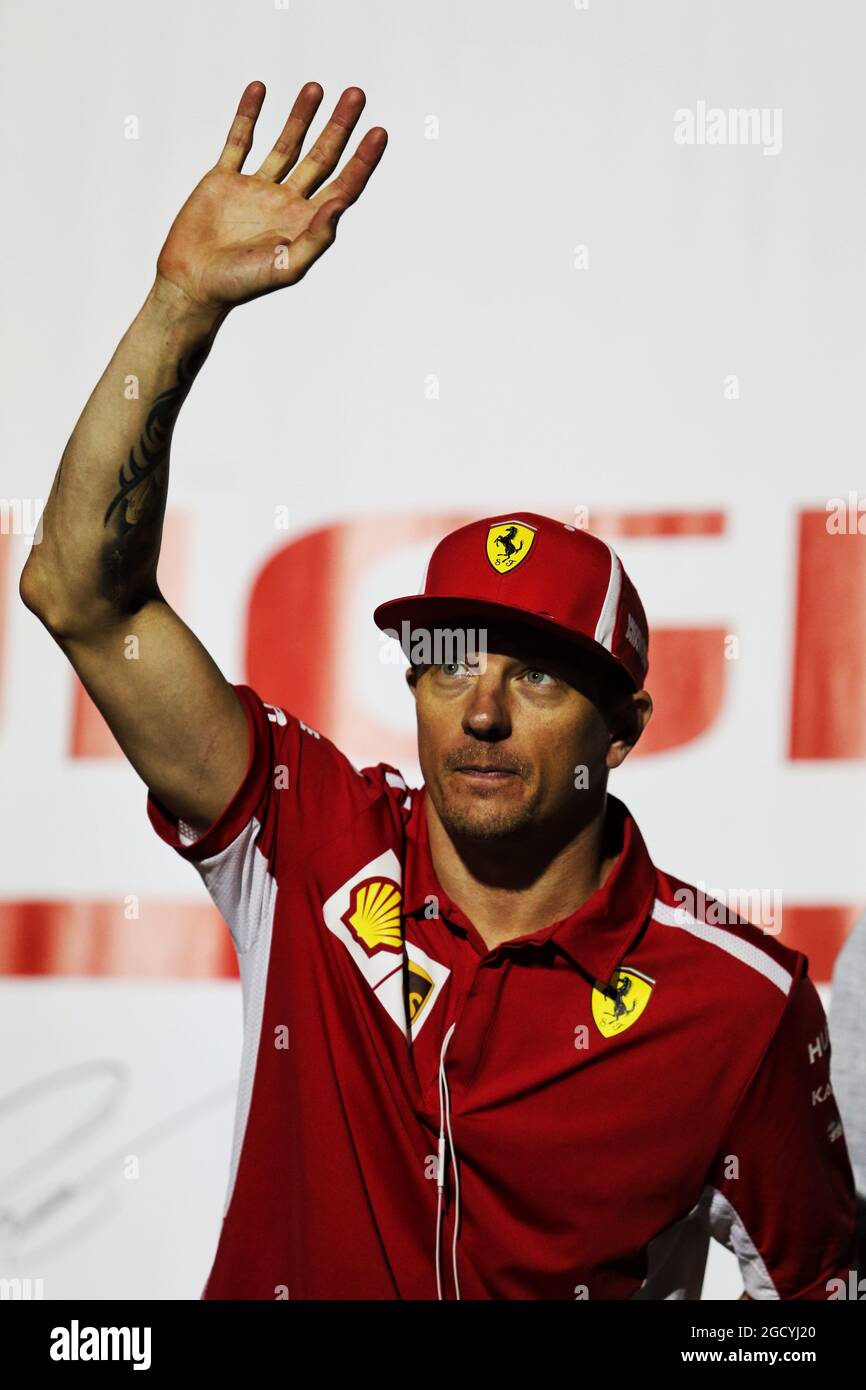 Kimi Raikkonen (FIN) Ferrari. Gran Premio de Japón, sábado 6th de octubre de 2018. Suzuka, Japón. Foto de stock