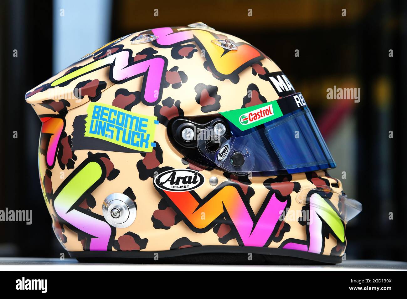 El casco de Daniel Ricciardo (AUS) Renault F1 Team. Gran Premio de la  Toscana, jueves 10th de septiembre de 2020. Mugello Italia Fotografía de  stock - Alamy