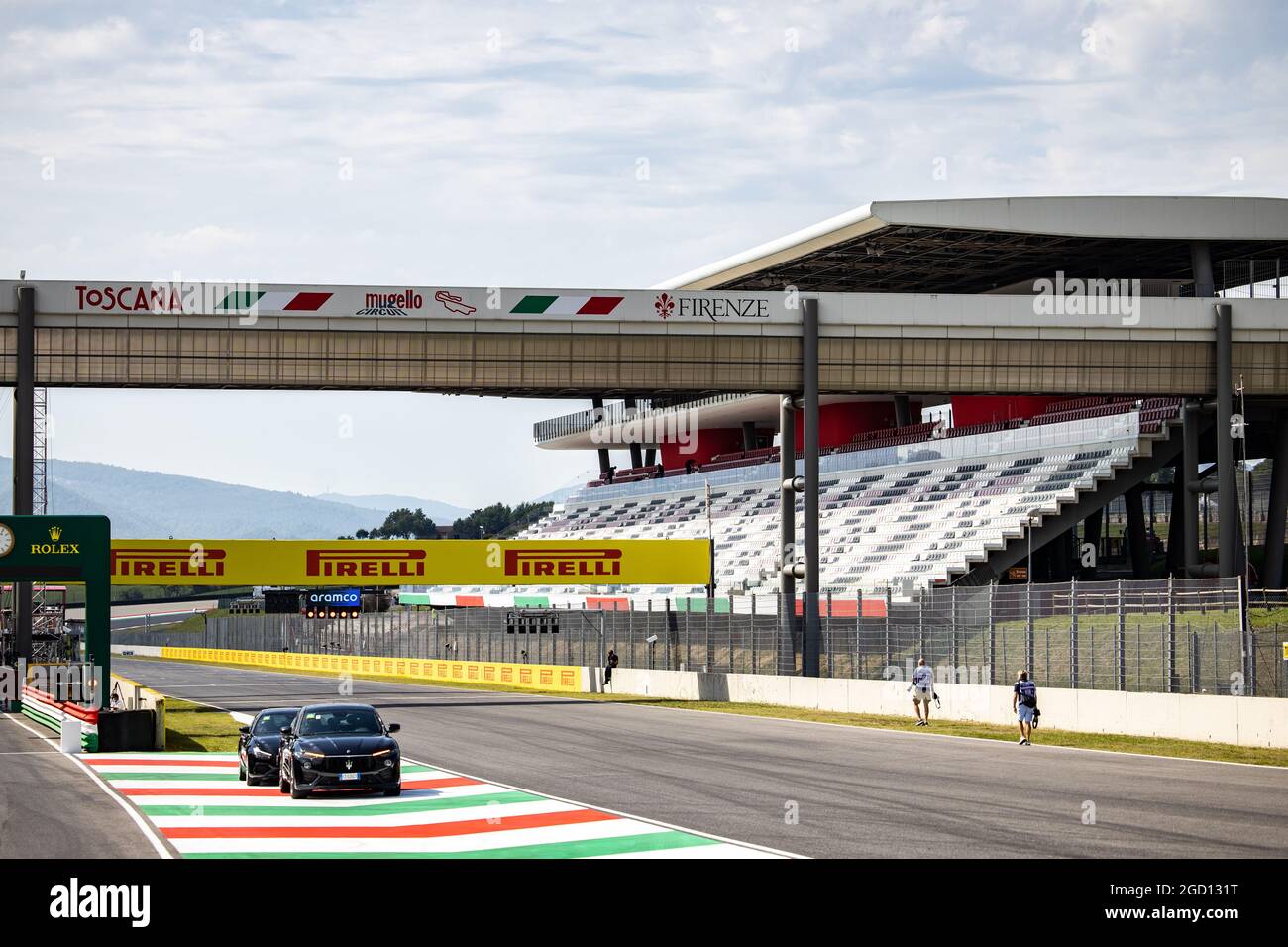 Atmósfera del circuito. Gran Premio de la Toscana, jueves 10th de septiembre de 2020. Mugello Italia. Foto de stock