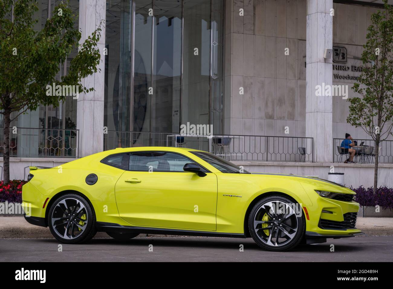 DETROIT, MI/EE.UU. 06 DE AGOSTO de 2021 Un Chevrolet Camaro 2SS 2021