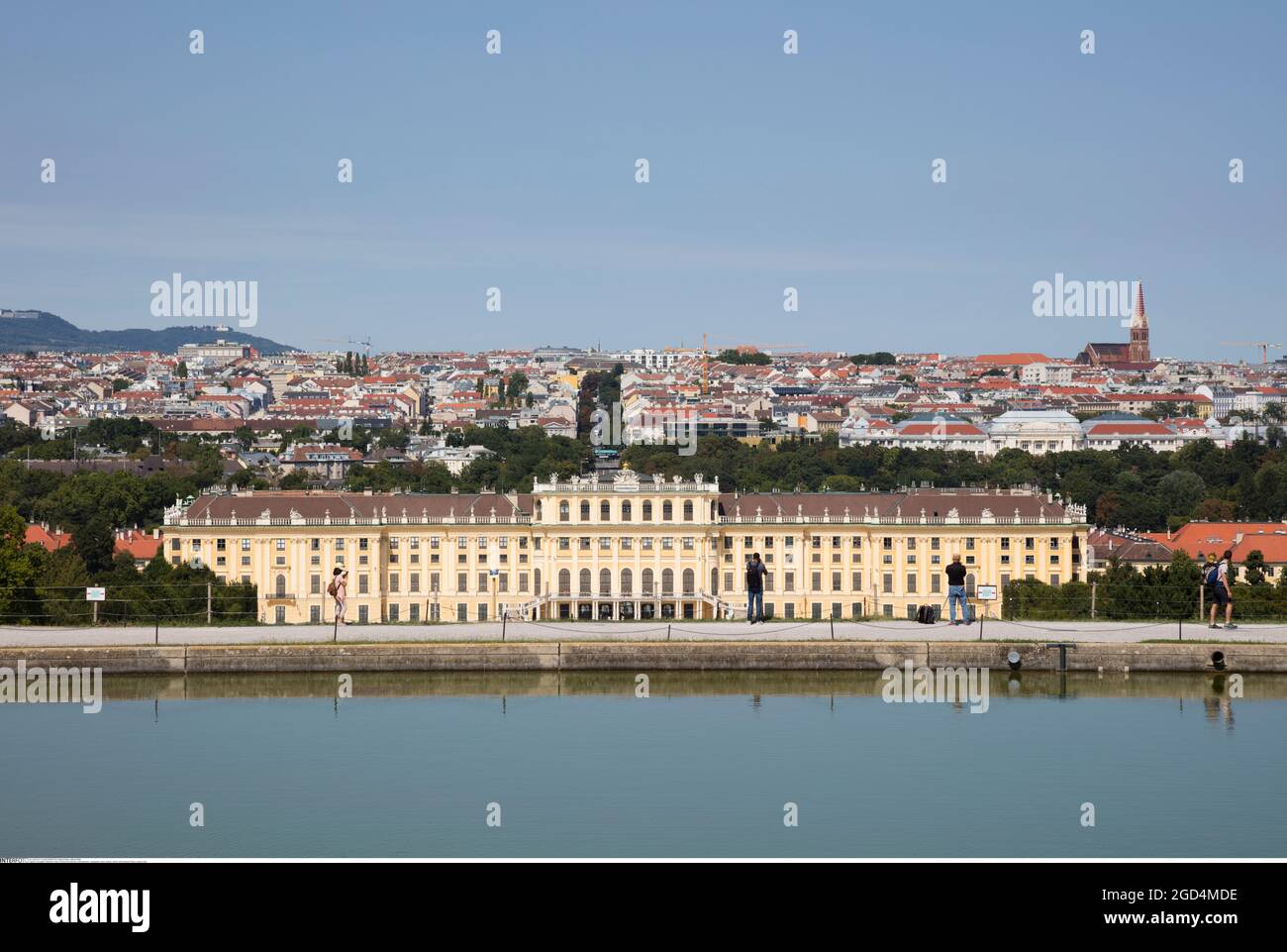 Geografía / viaje, Austria, Viena, Palacio Schoenbrunn, vista exterior, DERECHOS-ADICIONALES-LIQUURA-INFO-NO DISPONIBLE Foto de stock