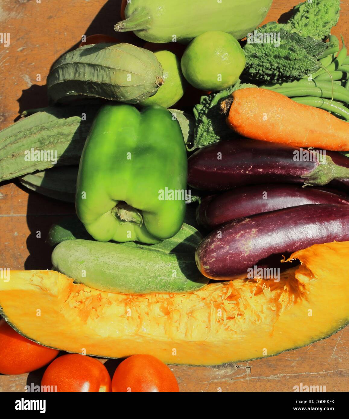 verduras tropicales frescas para comer de forma saludable Foto de stock