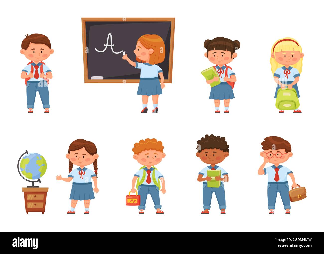 Estudiante alumna en uniforme Imágenes vectoriales de stock Alamy Estudiante alumna en uniforme Imágenes vectoriales de stock Alamy