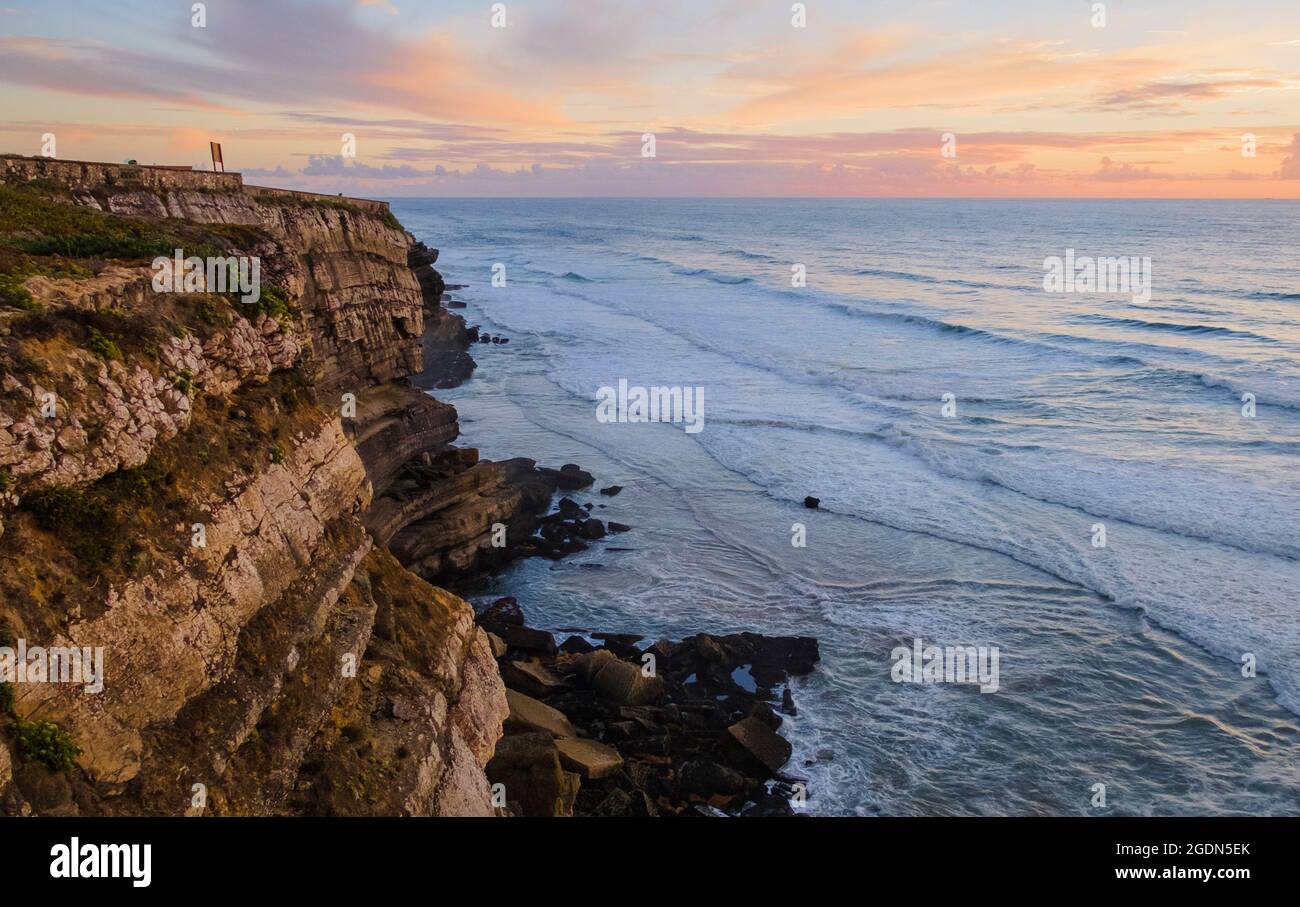 Portugal Azenhas do Mar Foto de stock