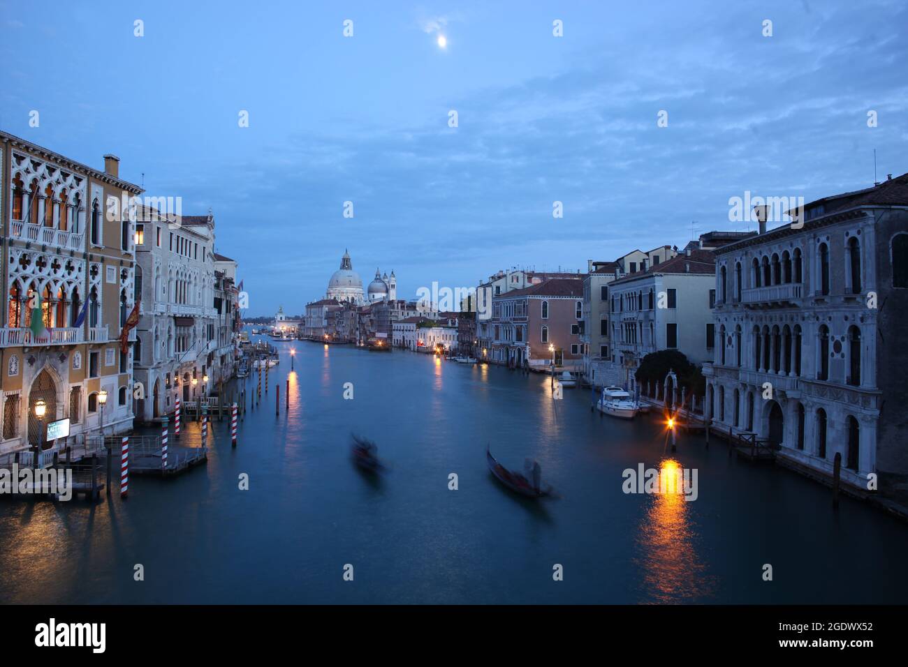 Vista del Gran Canal de Venecia, Italia, 13 de noviembre de 2013 Foto de stock