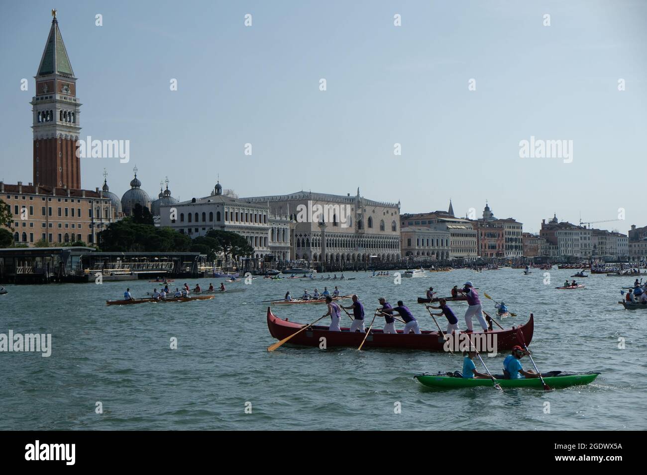 Una vista de la cuenca de San Marcos en Venecia, Italia 9 de junio de 2019 Foto de stock