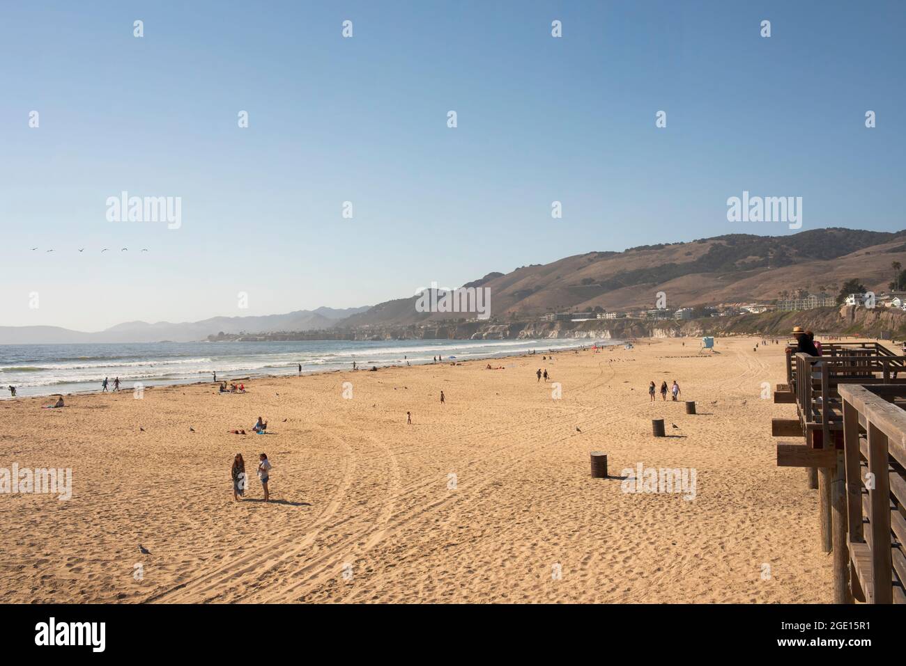 Playa en Santa Barbara, California, EE.UU. Foto de stock