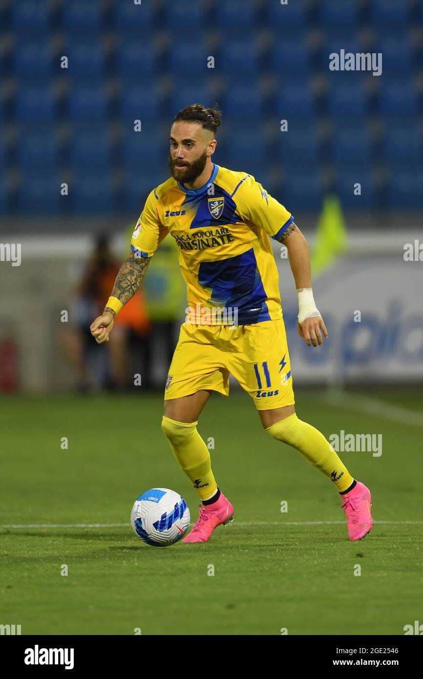 Francesco Zampano Jogador Frosinone Durante Primeira Partida Campeonato  Italiano Futebol — Fotografia de Stock Editorial © VincenzoIzzo #464933080