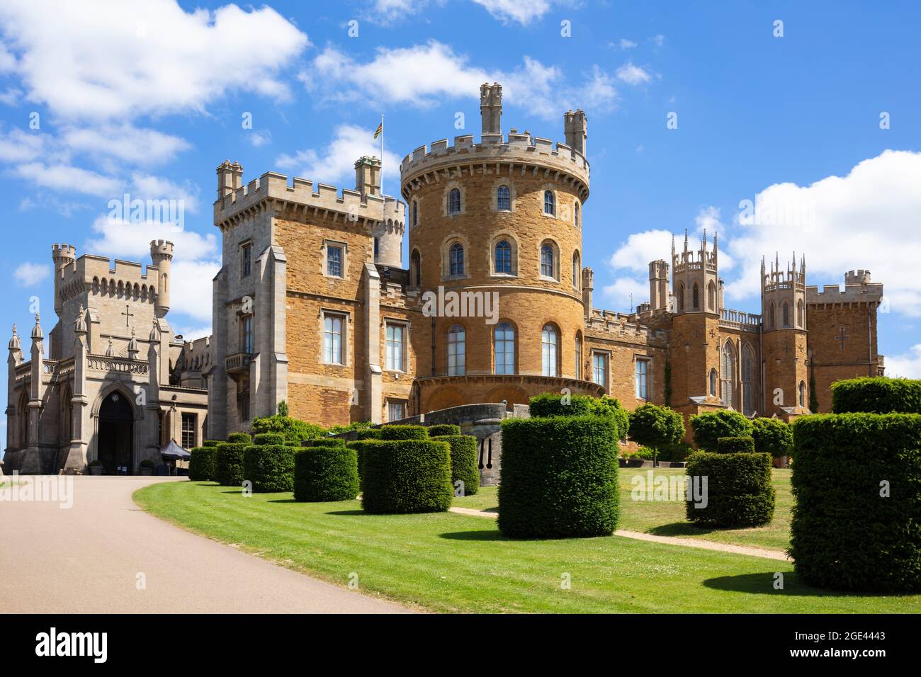 Belvoir Castillo Vale de Belvoir Grantham Leicestershire Inglaterra Reino Unido GB Europa Foto de stock