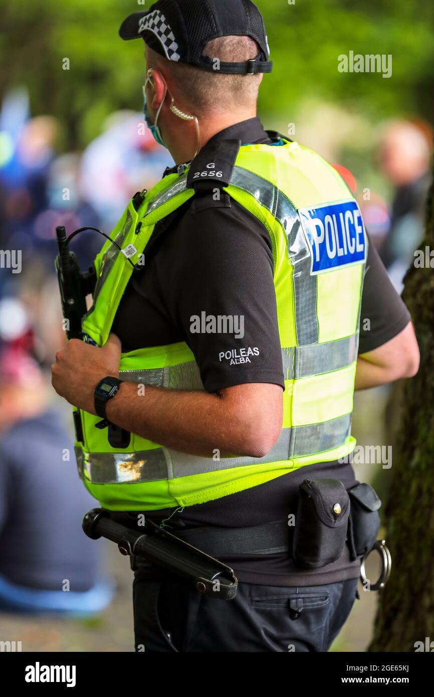 Sin marcas de policía de la ciudad de Glasgow 126 claro Calcomanías Tobogán 