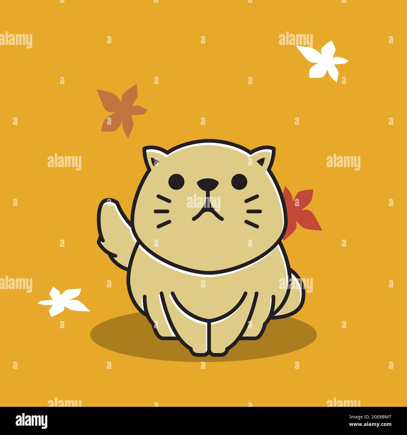 Gracioso gato persa Imágenes vectoriales de stock - Alamy