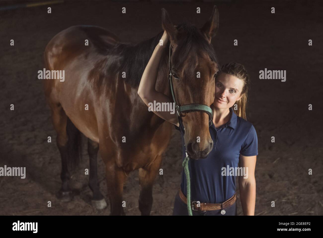 Caballo mirando con afecto