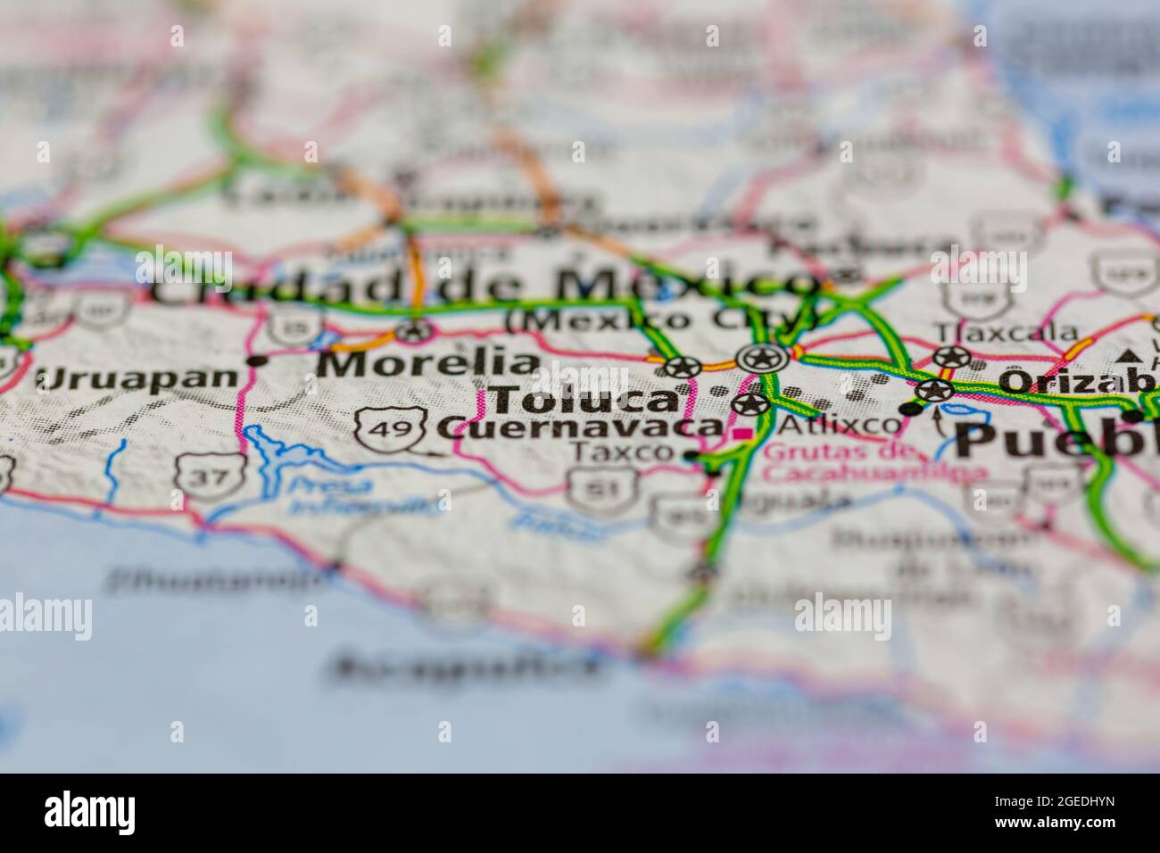 Toluca en un mapa fotografías e imágenes de alta resolución Alamy