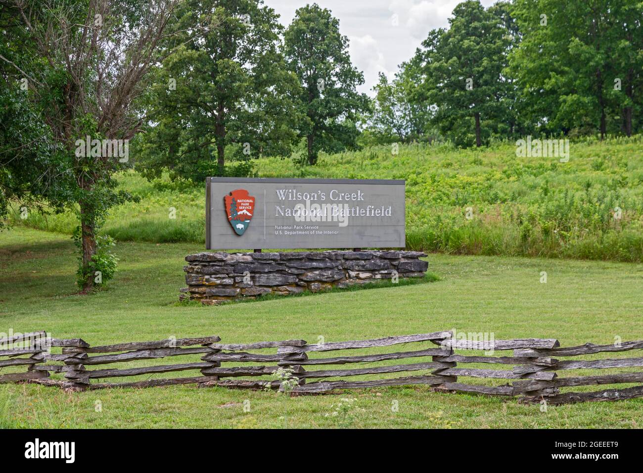 Republic, Missouri Wilson's Creek National Battlefield, lugar de una