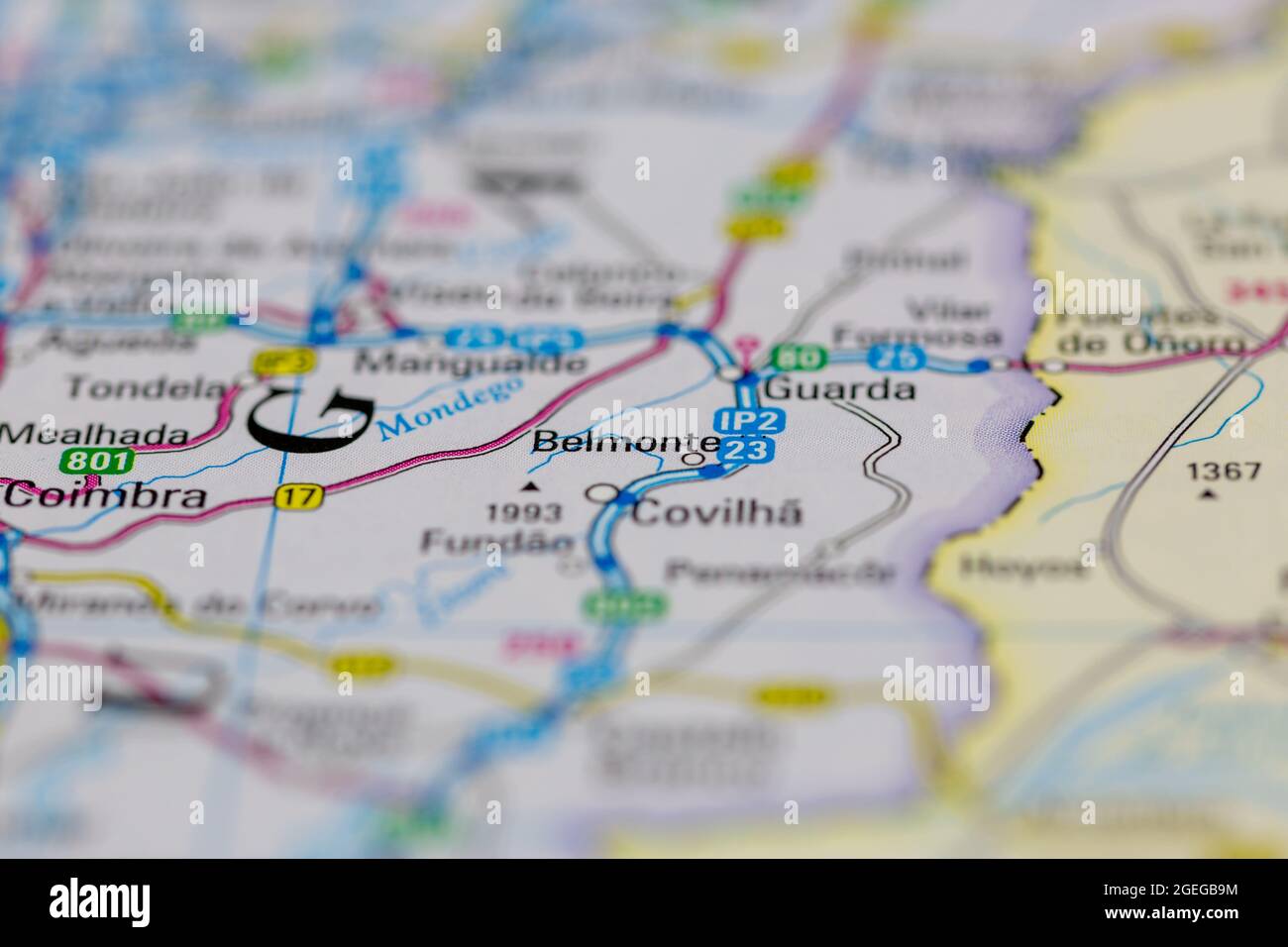 Mapa de belmonte portugal fotografías e imágenes de alta resolución Alamy