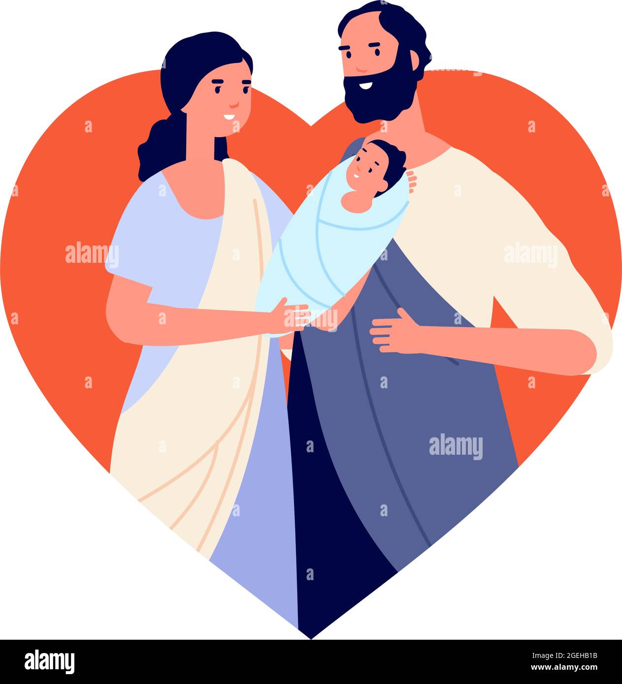 Familia de la santa biblia. Pequeño jesucristo, padre de historia bíblica con carácter de bebé. Dibujos animados dios nacimiento, la religión de Navidad utter vector concepto Imagen Vector de stock - Alamy Familia de la santa biblia. Pequeño jesucristo, padre de historia bíblica con carácter de bebé. Dibujos animados dios nacimiento, la religión de Navidad utter vector concepto Imagen Vector de stock - Alamy