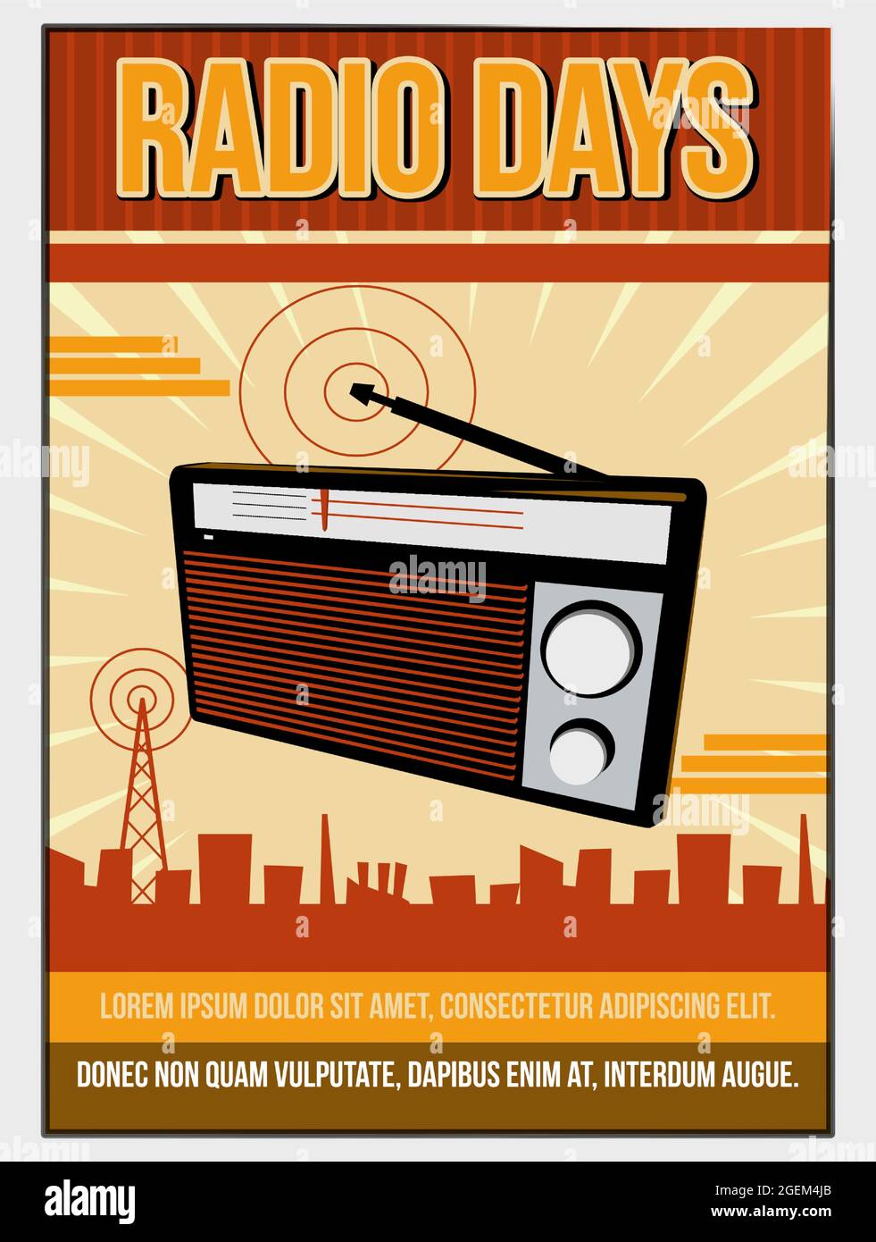 Cartel de radio fotografías e imágenes de alta resolución - Alamy