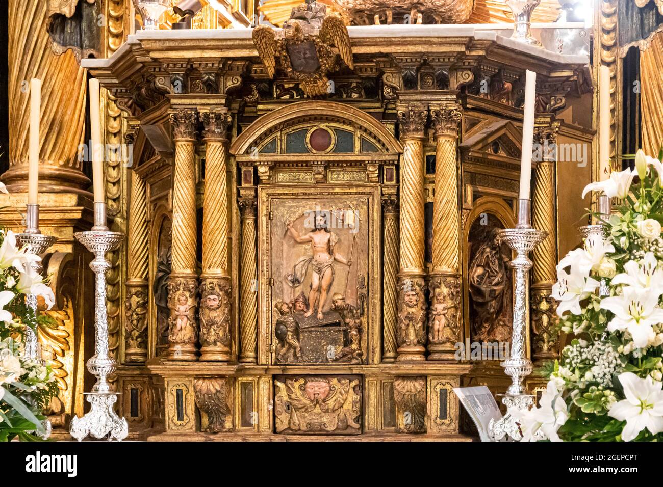 Basilica de la virgen de la encina fotografías e imágenes de alta