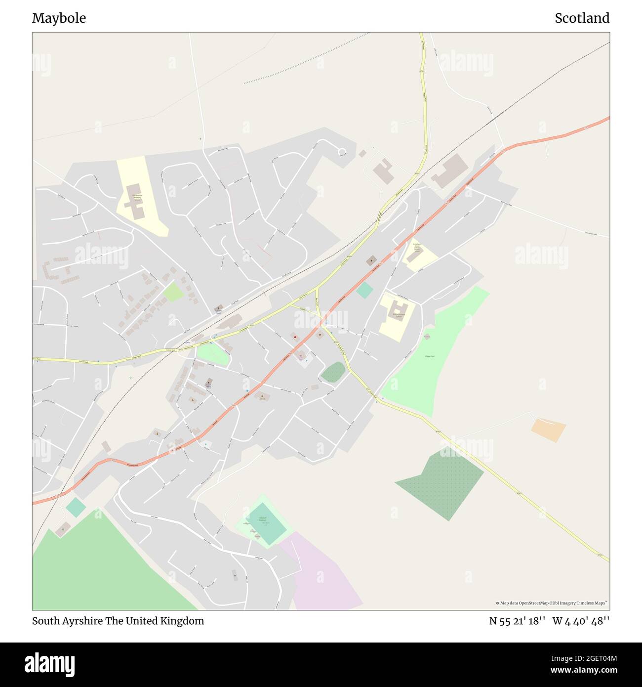 Mapa de ayrshire del sur fotografías e imágenes de alta resolución Alamy