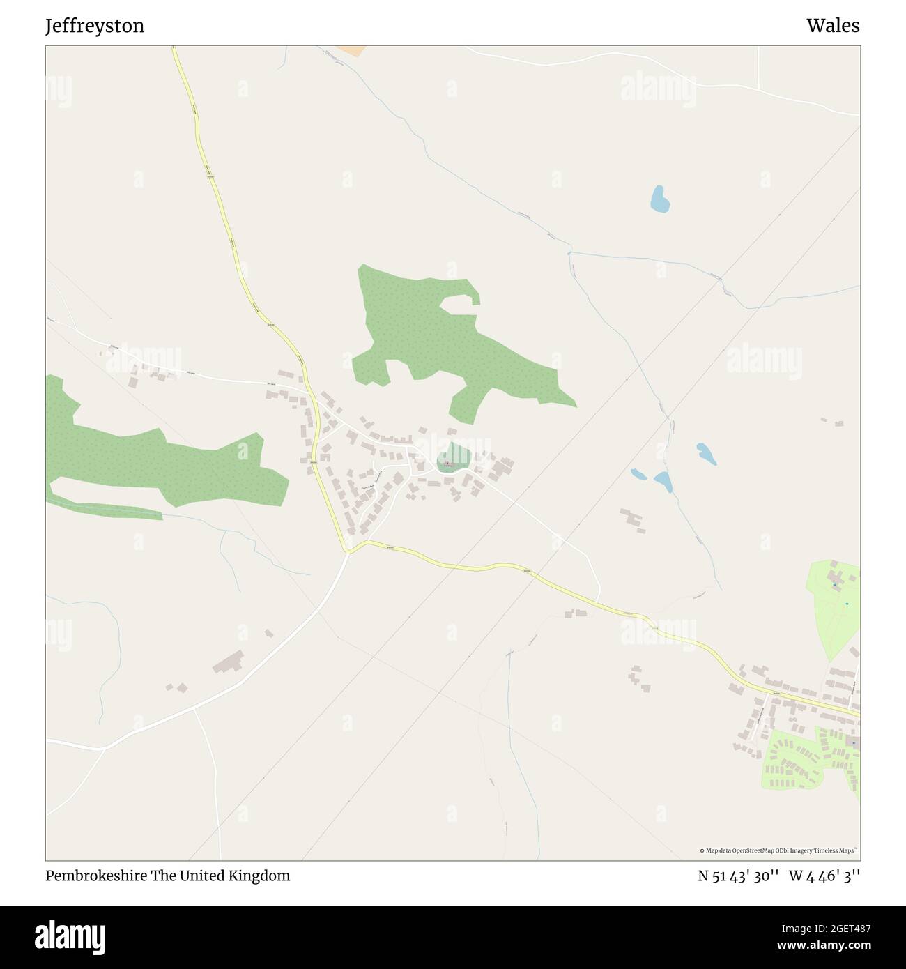 Jeffreyston, Pembrokeshire, Reino Unido, Gales, N 51 43' 30'', W 4 46