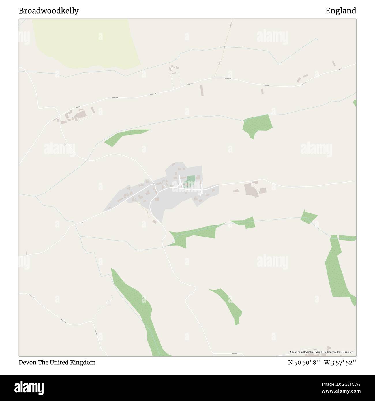 Broadwoodkelly, Devon, Reino Unido, Inglaterra, N 50 50' 8'', W 3 57