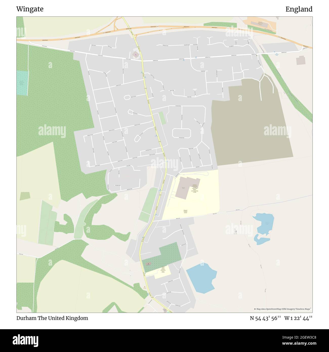 Mapa de wingate Imágenes recortadas de stock Alamy