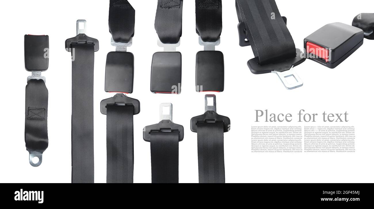 Abrochate los cinturones seguridad Imágenes recortadas de stock Alamy