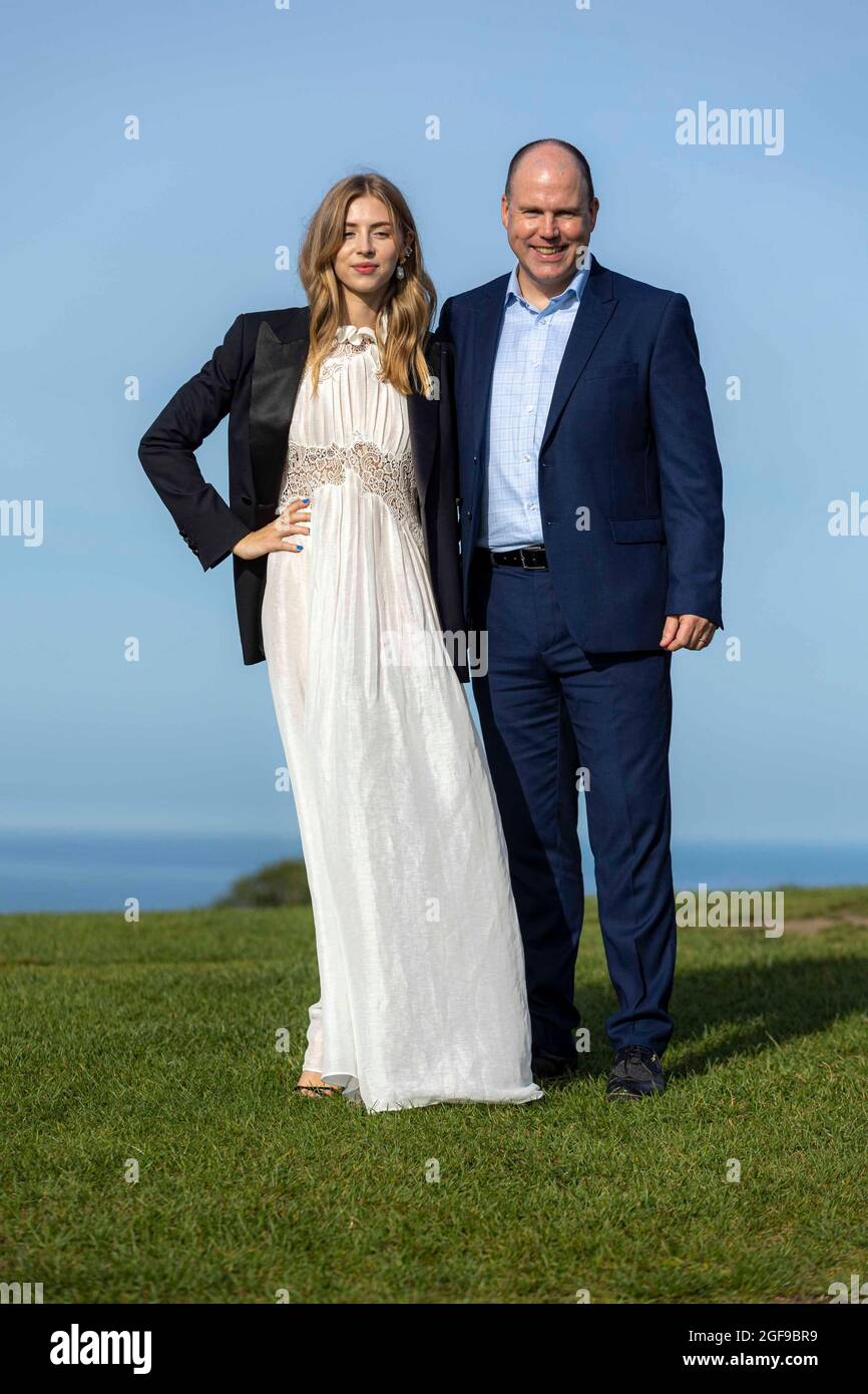 Edimburgo, Reino Unido. 24 de agosto de 2021 Foto: L a R Hermione Corfield,  John McKay. El reparto y la tripulación de la película The Road Dance que  tiene su estreno mundial