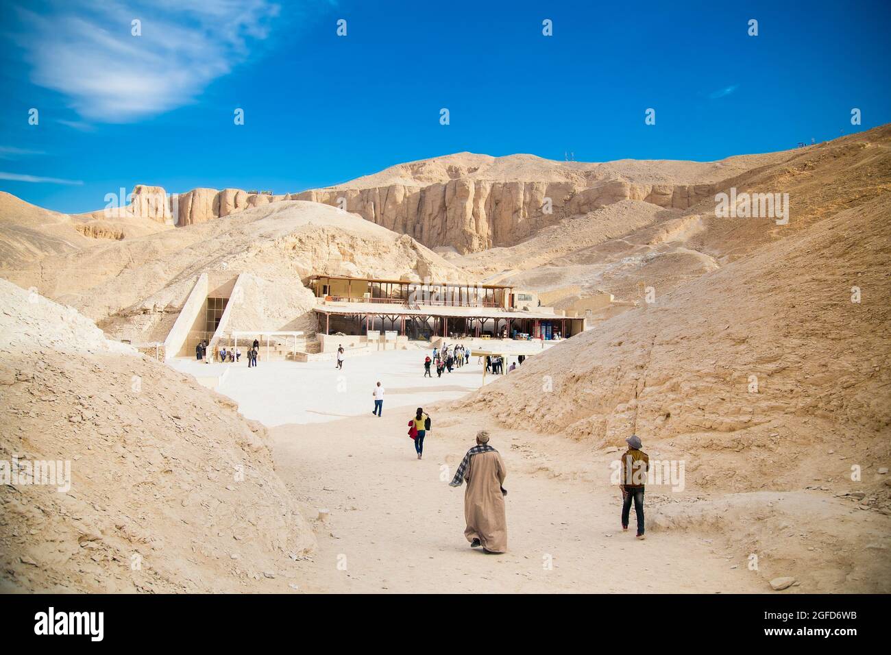 Luxor, Egipto Jan 28, 2020Valle de los reyes. Las tumbas de los faraones. Tutankhamon. Luxor